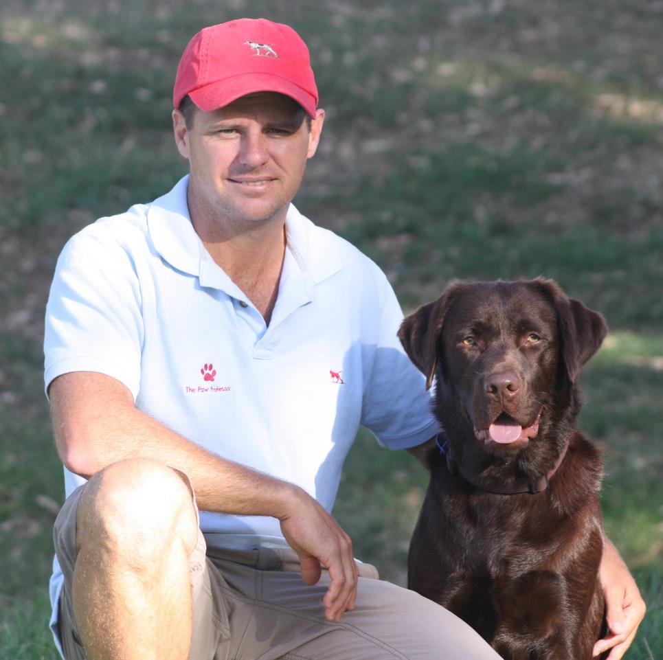 man with dog
