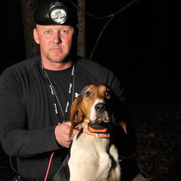 Ashley started hunting in his early childhood years with his father and grandfather. At the age of 15 he began competing in the United Kennel Club (UKC) and Professional Kennel Club (PKC) hunting associations. Ashley has accomplished many titles in his hunting career. Included among those are four Final Four...
